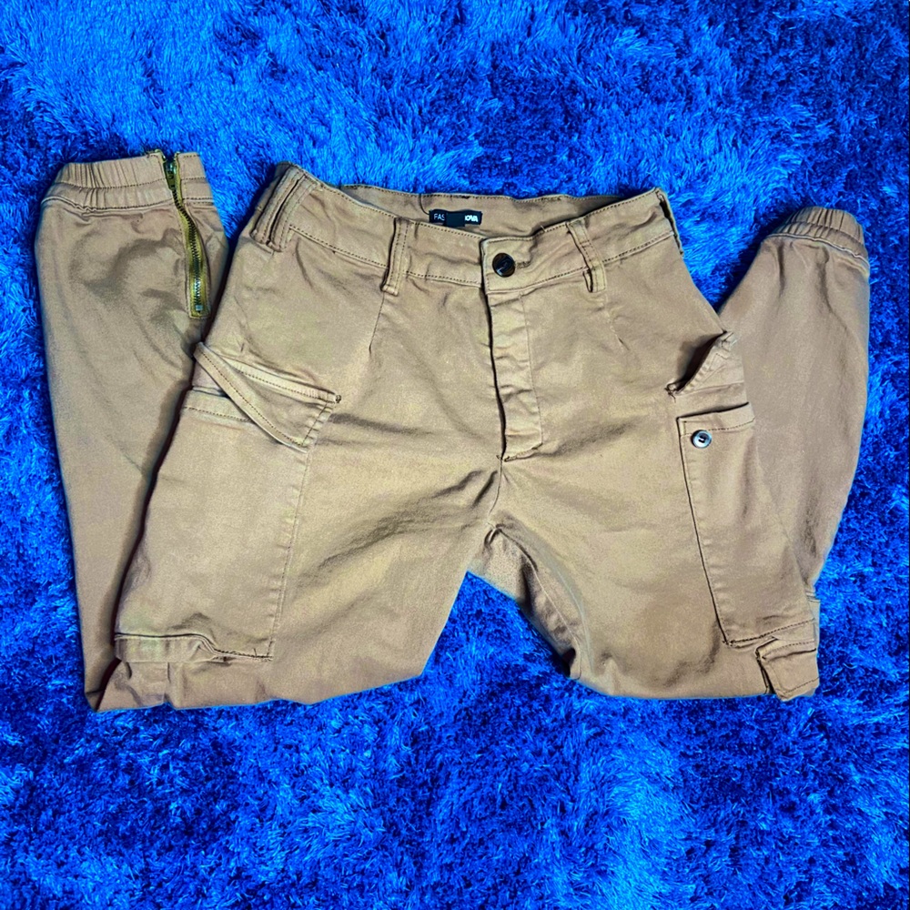 Khaki cargo pants